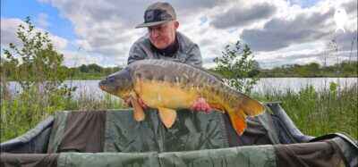 20lb 0oz Mirror Carp caught at Glovers