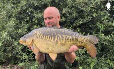 19lb 12oz Mirror Carp caught at The Quarry