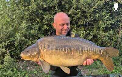 27lb 10oz Mirror Carp caught at The Quarry