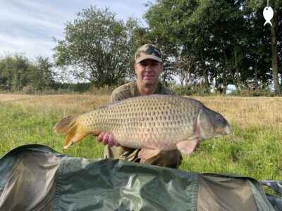 18lb 0oz Common Carp caught at Glovers