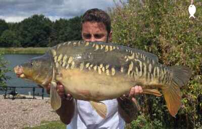 23lb 0oz Mirror Carp caught at Glovers