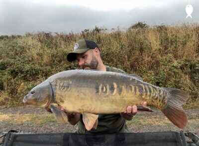 23lb 8oz Mirror Carp caught at Bridge