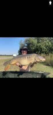 27lb 2oz Mirror Carp caught at Dam Pool