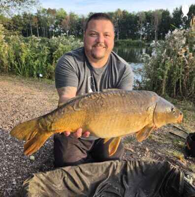 19lb 8oz Common Carp caught at Dam Pool