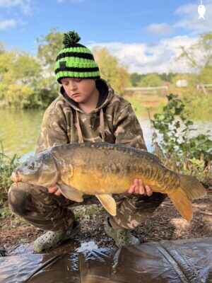 12lb 6oz Mirror Carp caught at Middle Pool