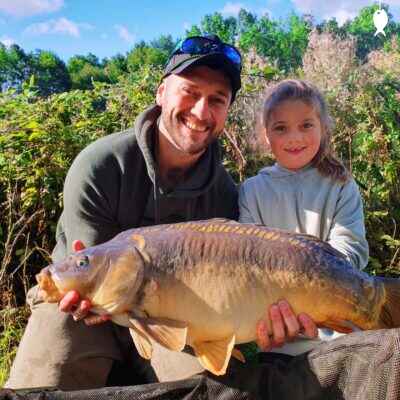 18lb 5oz Mirror Carp caught at Middle Pool