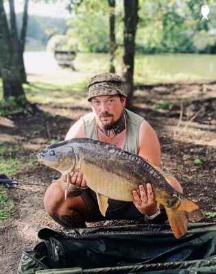 21lb 7oz Mirror Carp caught at Middle Pool