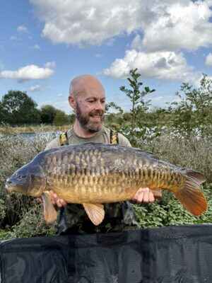 24lb 4oz Mirror Carp caught at Glovers