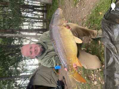 19lb 0oz Mirror Carp caught at Lodge Pool