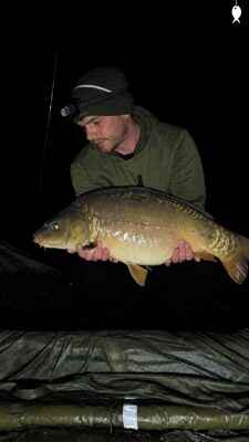 22lb 7oz Mirror Carp caught at Middle Pool